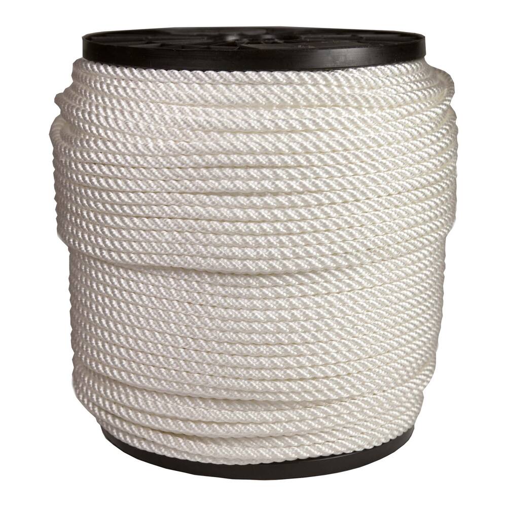 NYLON GESLAGEN   6MM HASPEL 220M