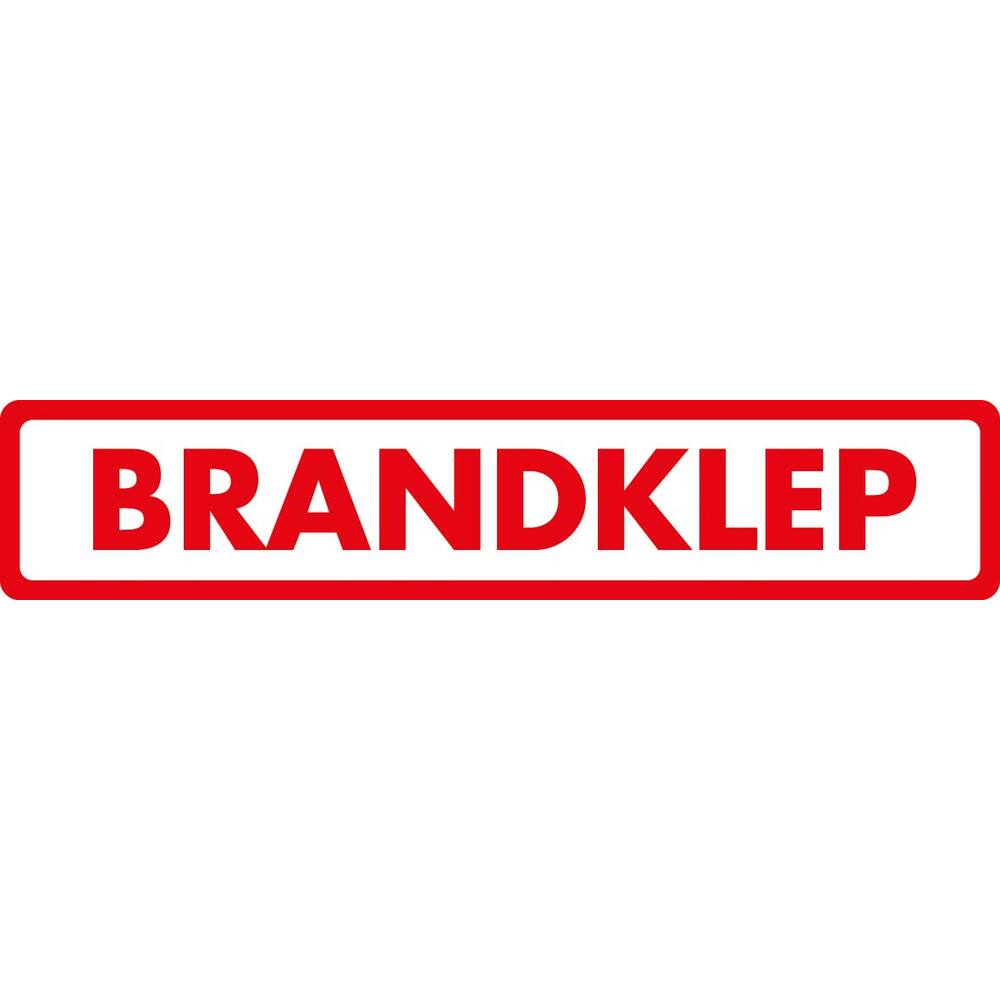 STICKER BRANDKLEP 10 X 2 CM