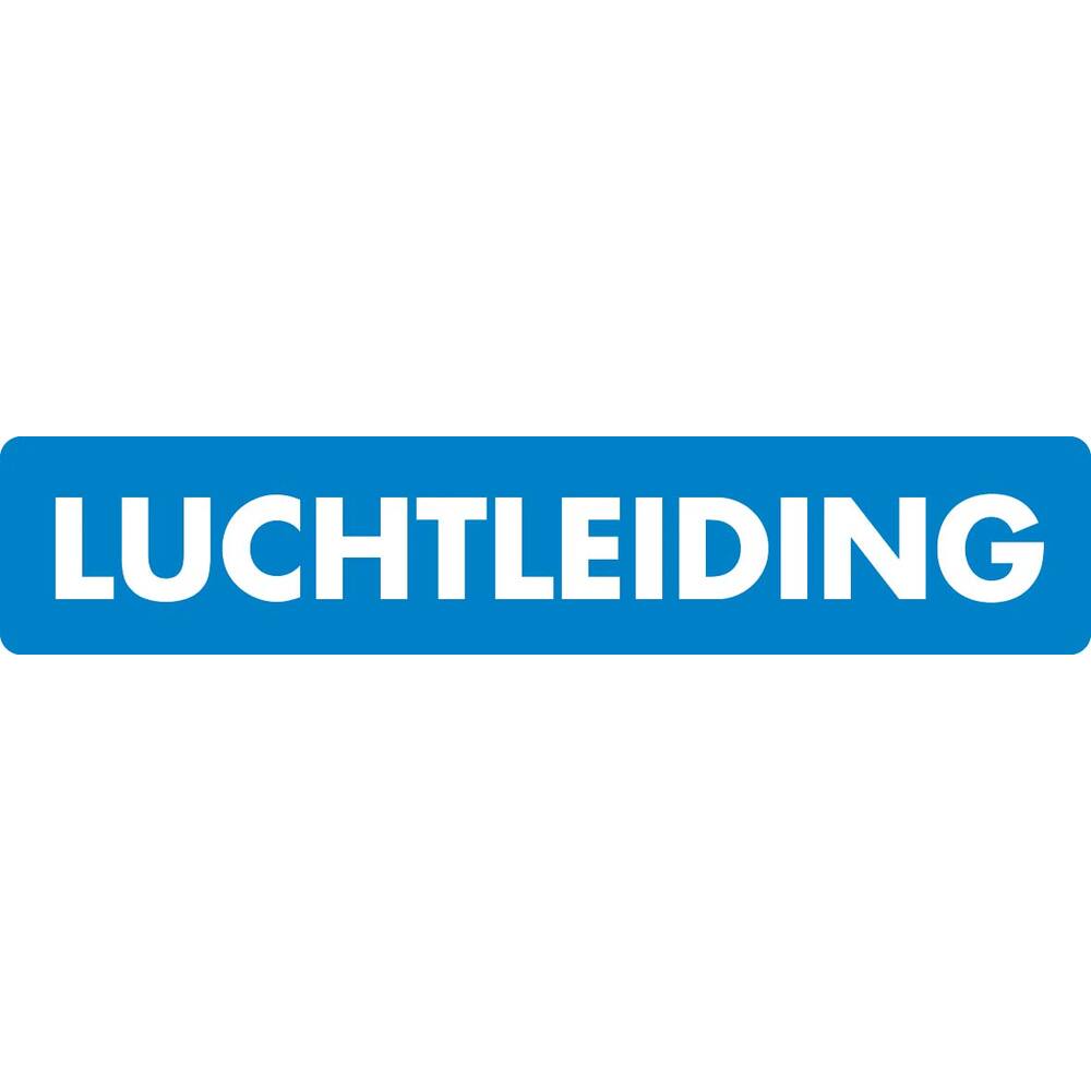 STICKER LUCHTLEIDING 10 X 2 CM