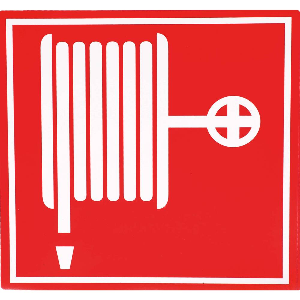 STICKER PLAATS BRANDSLANG 10 X 10 CM