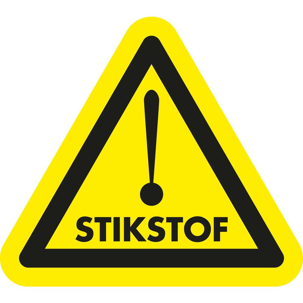 STICKER STIKSTOF 20 X 20 X 20 CM