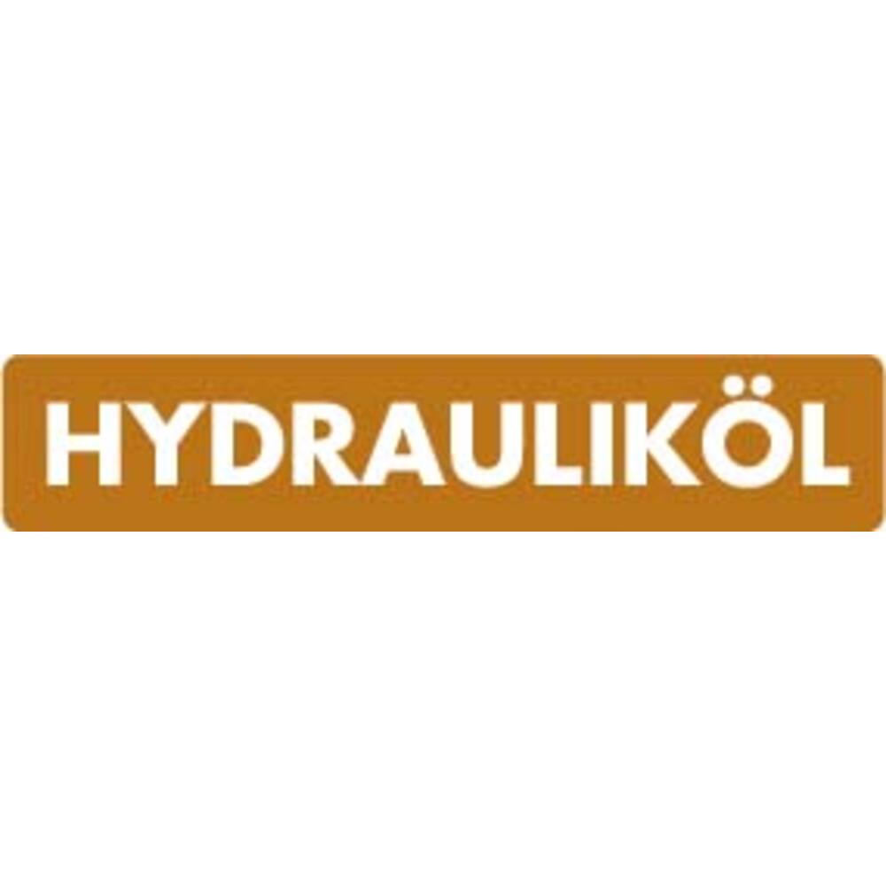 STICKER HYDRAULIKÖL (DUITS) 10 X 2 CM