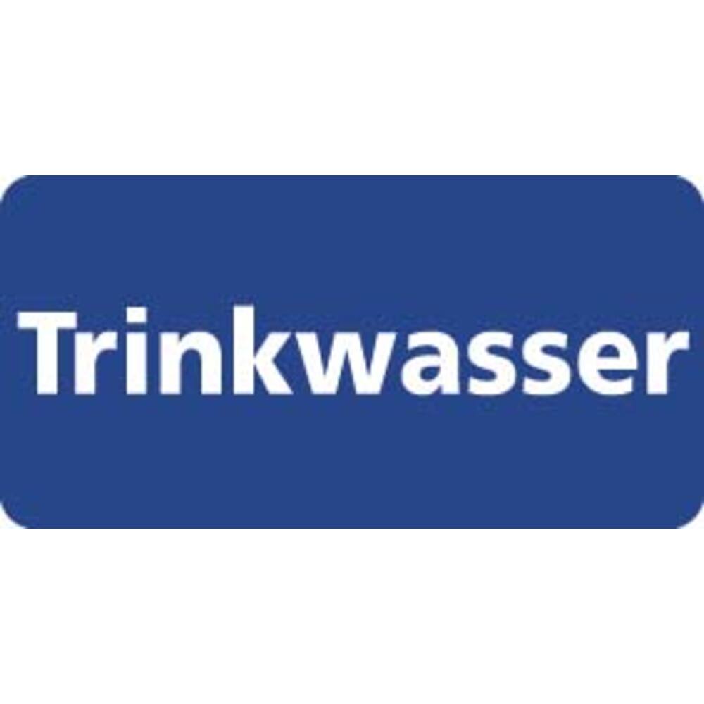 STICKER TRINKWASSER (DUITS) 10 X 5 CM