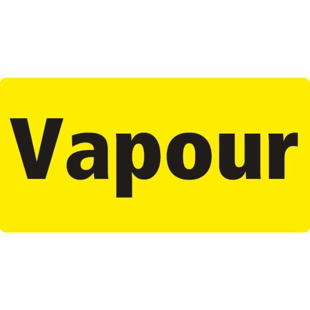 STICKER VAPOUR (DUITS) 20 X 10 CM