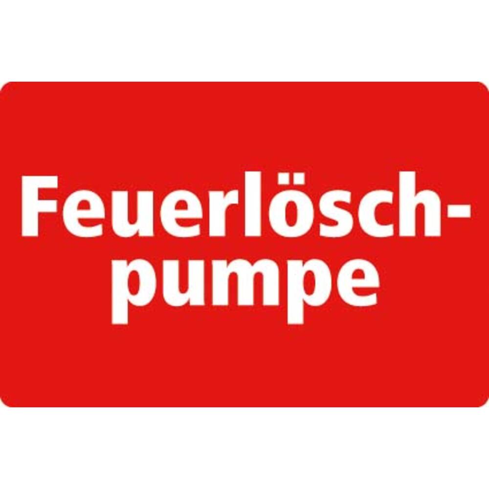 STICKER FEUERLÖSCHPUMPE (DUITS) 10 X 15 CM