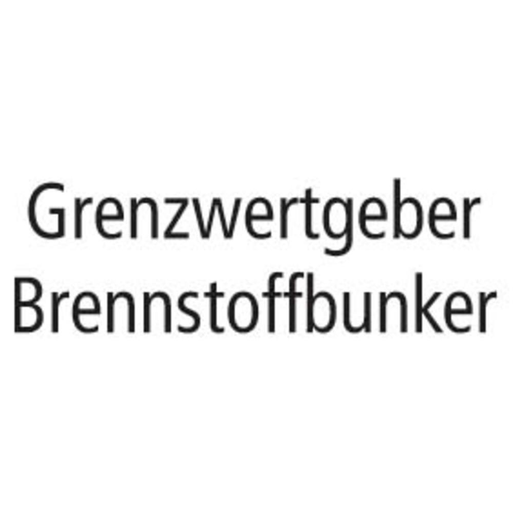 STICKER GRENZWERTGEBER BRENNSTOFFBUNKER (DUITS) 10 X 4 CM