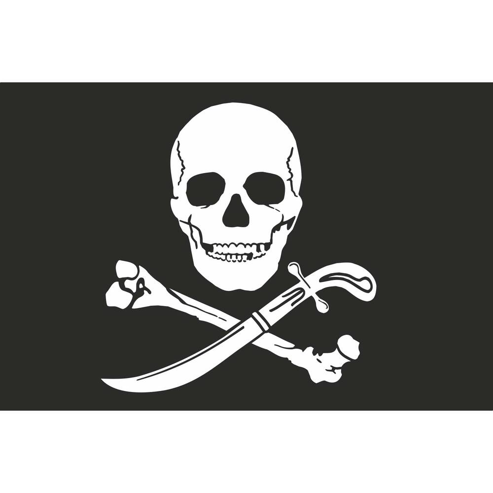 PIRATENVLAG   60 X 90 CM