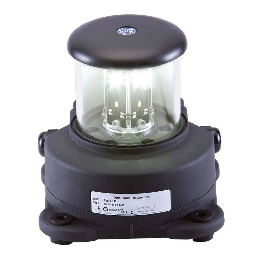DHR80 LED RONDSCHIJNENDE LANTAARN WIT HELDER