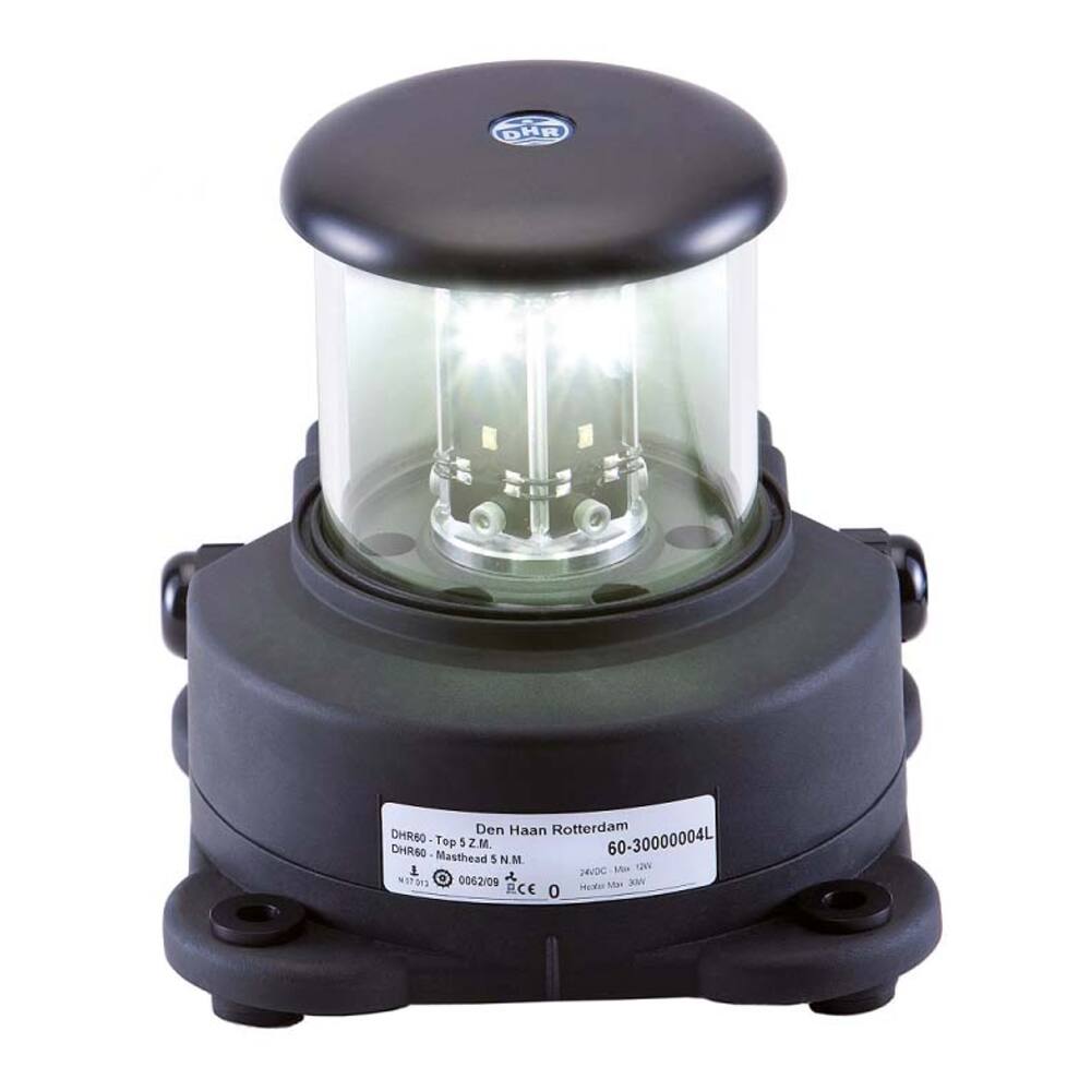 DHR60 LED LANTAARN RONDSCHIJNEND WIT HELDER