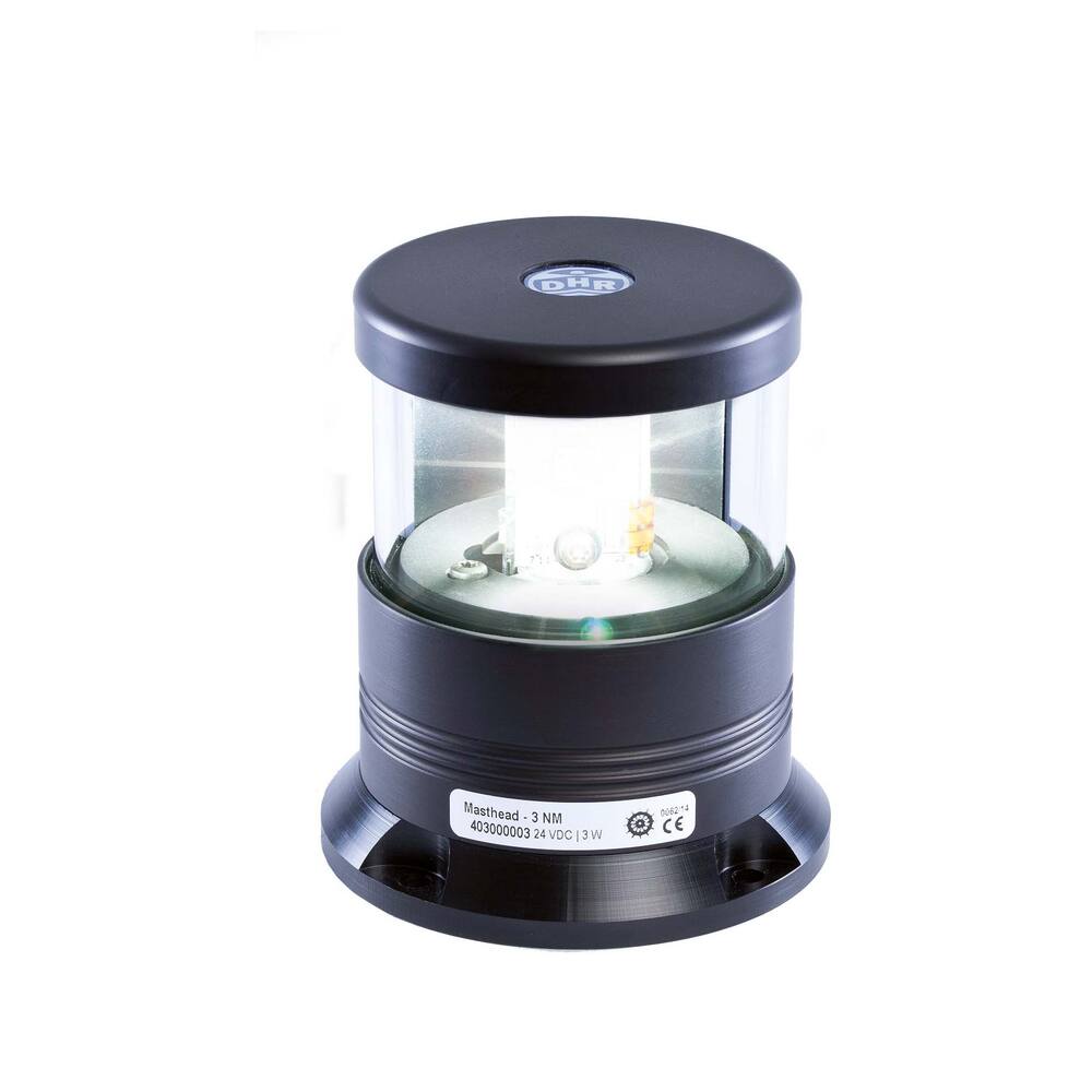 DHR40 LED TOPLANTAARN WIT, VOETBEVESTIGING