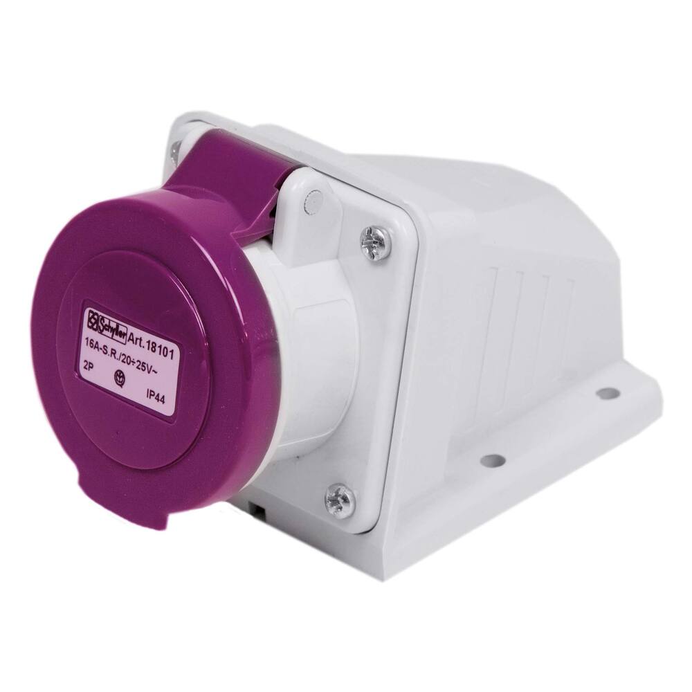 CEE OPBOUW WANDCONTACTDOOS IP44 2P-16A-24V