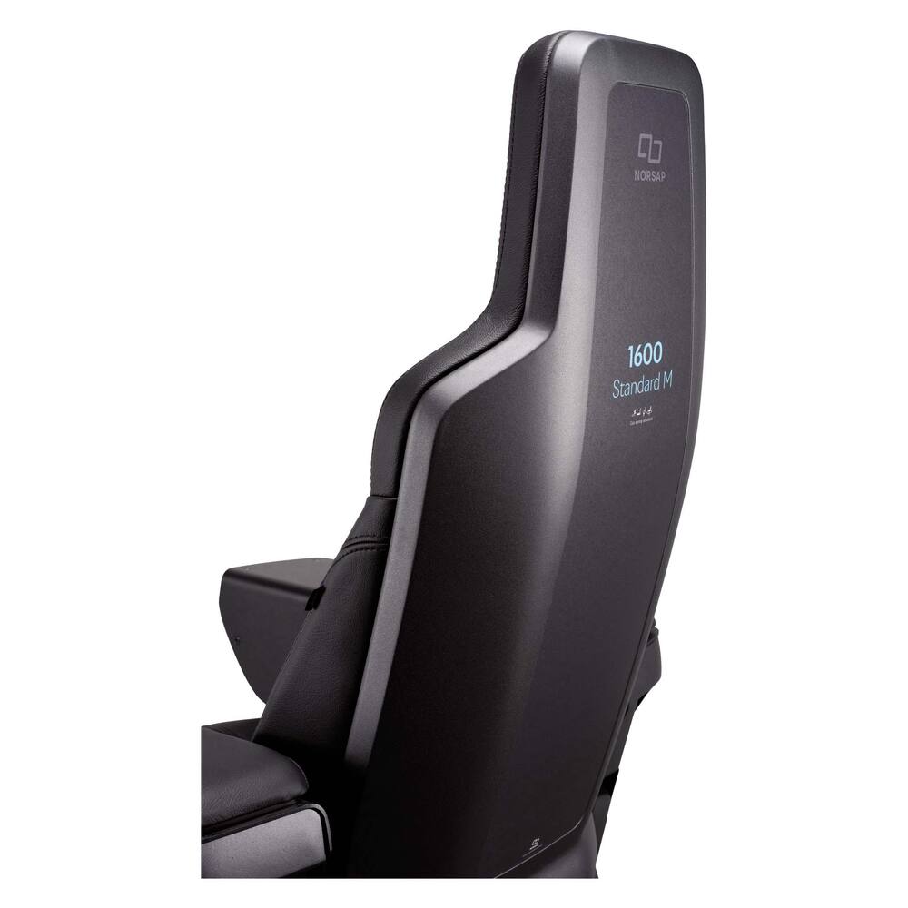NORSAP 1600 COMFORT M OVAAL MET FLENSVOET 63/80 ZWART