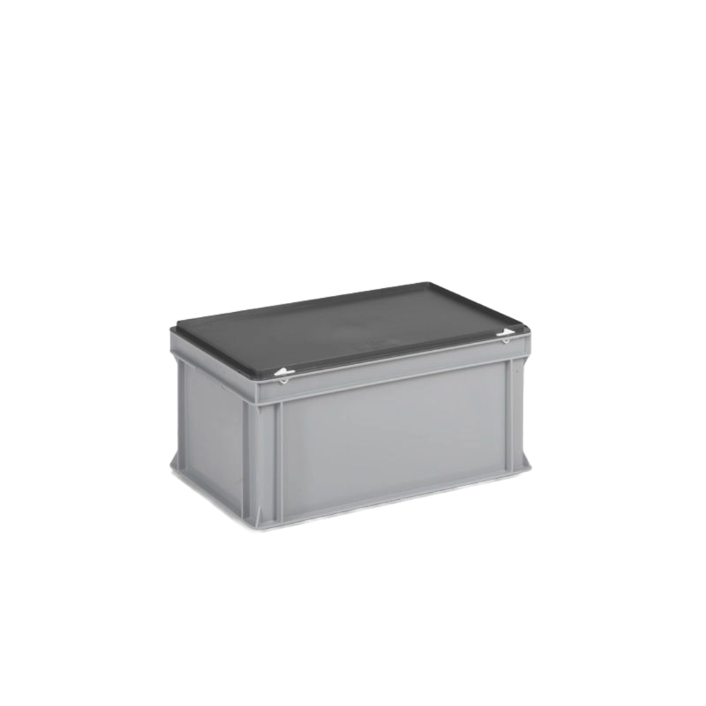 PRO OPBERGKIST + DEKSEL COMPLEET 53L GRIJS 60X40X29,5CM