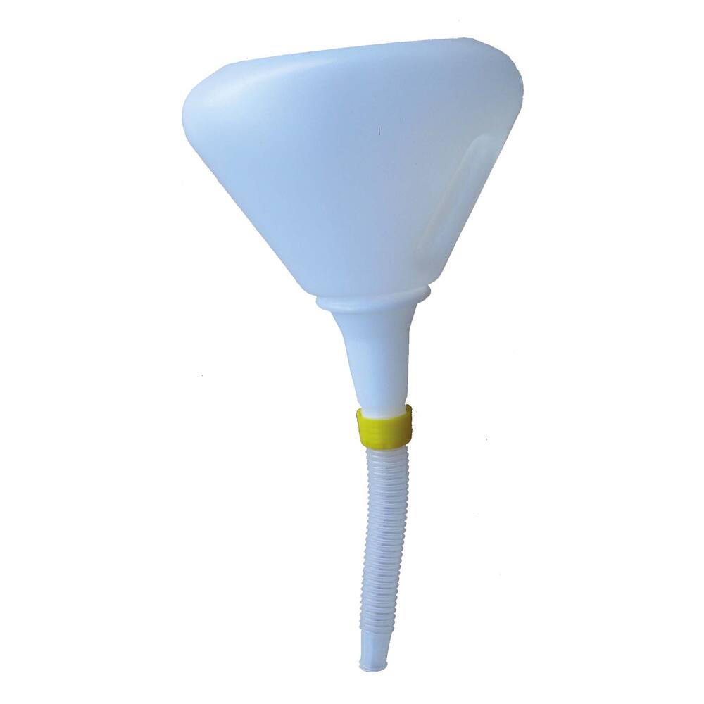 TRECHTER MET FLEXIBELE TUIT EN ZEEF 19CM