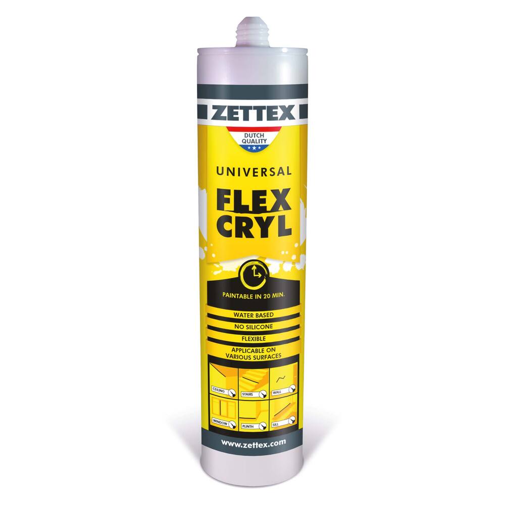 ZETTEX FLEXCRYL UNIVERSEEL 310ML WIT