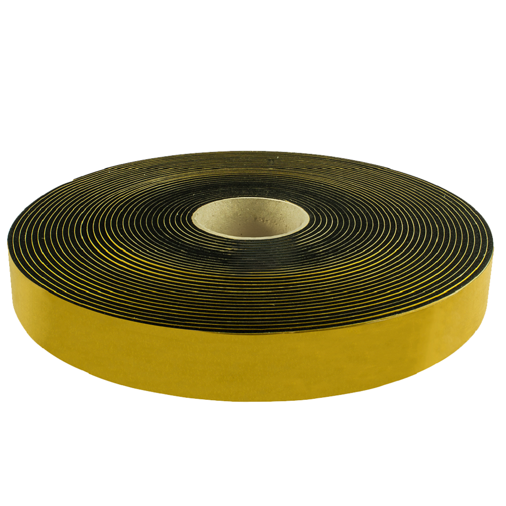 RUBBER ZELFKLEVEND 5 X 3 MM 25M ROL