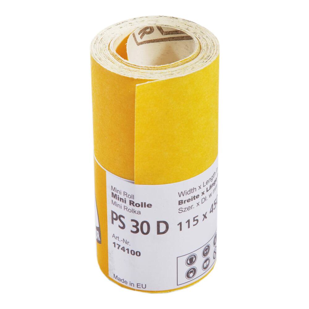 SCHUURBAND, PAPIER (PS 30 D Kleinverpakking) 115MM X 5M, KORREL 40
