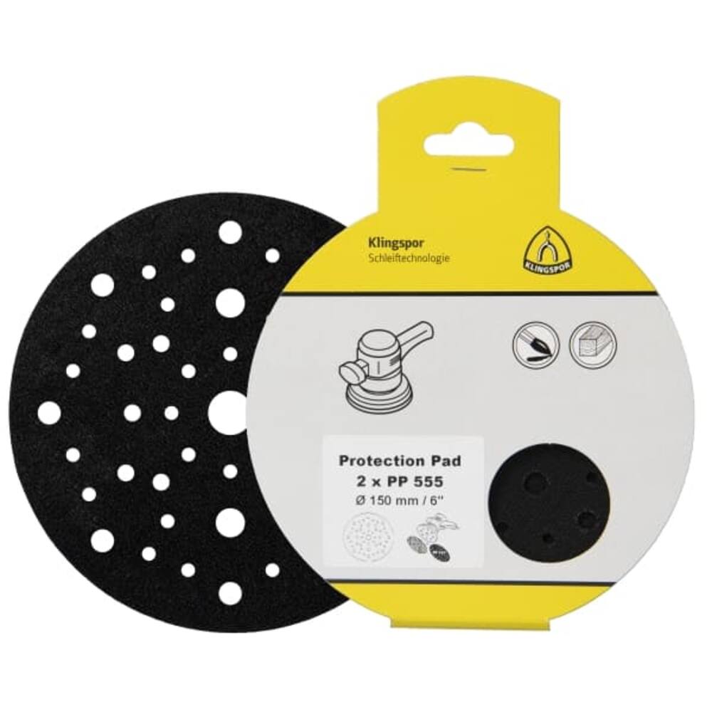 TUSSENSCHIJF KLITTENBAND (PP 555 Kleinverpakking) 125MM (2 SCHIJF/BLISTER)