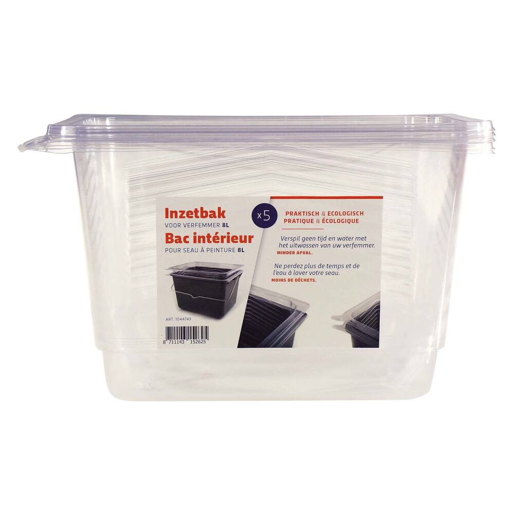 INZETBAK VOOR VERFEMMER 8L (5 STUK/SET)