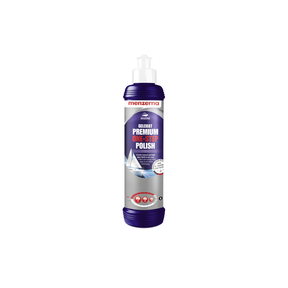 MENZERNA GELCOAT PREMIUM ONE-STEP POLISH (ROOD) 250ML