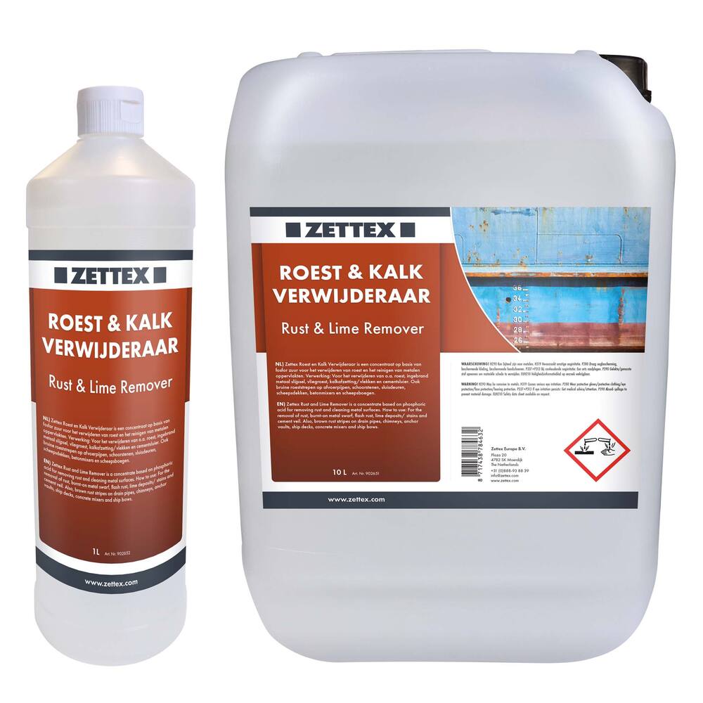 ZETTEX ROEST & KALKVERWIJDERAAR  1L