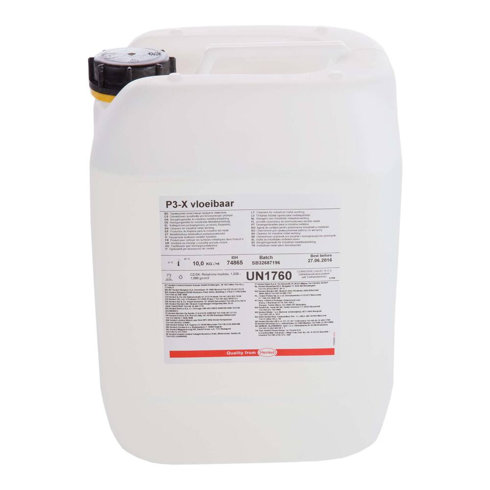 BONDERITE C-MC X VLOEIBAAR (P3-X VLOEIBAAR) JERRYCAN 10KG (40 STUK/PALLET)