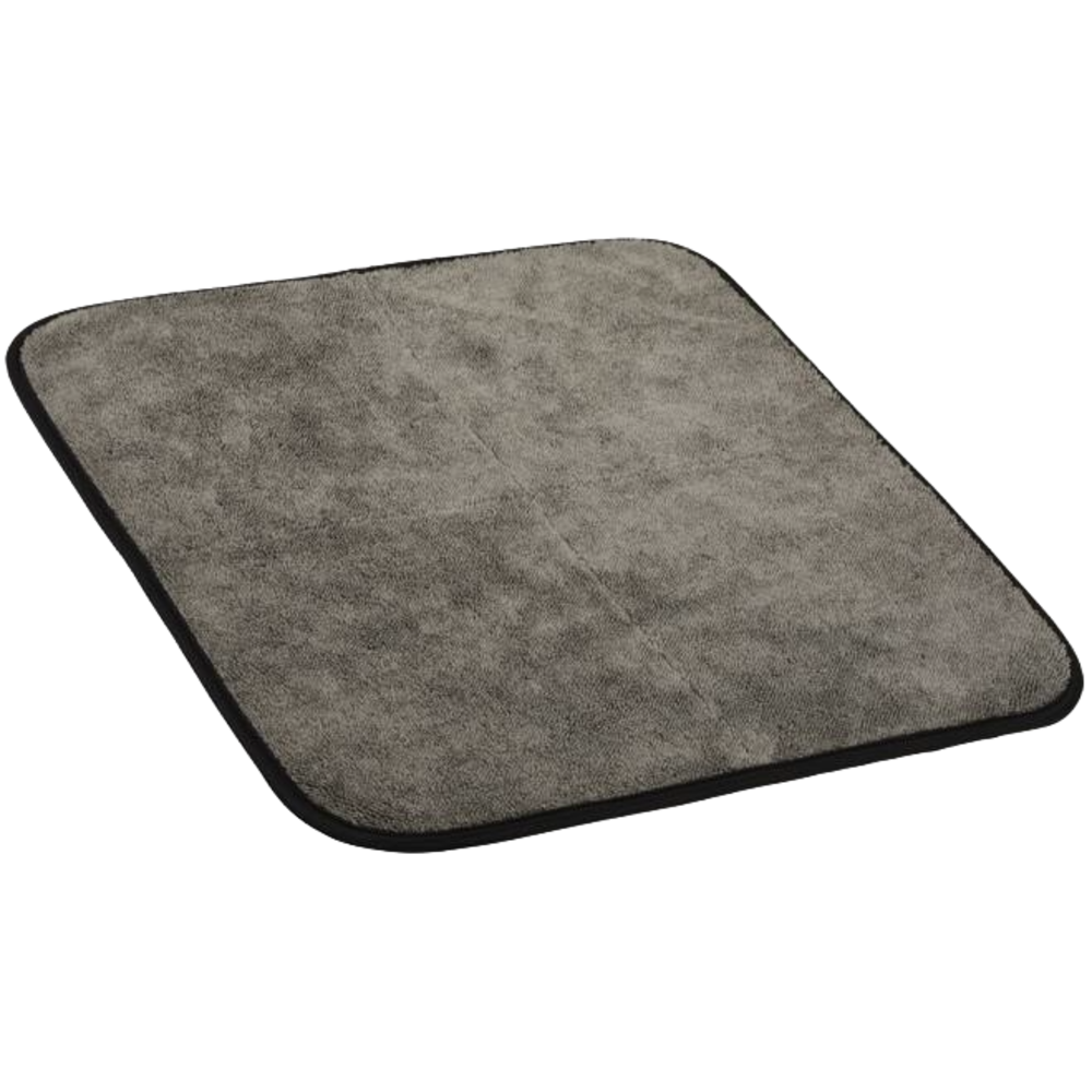 VIKAN TRANSPORT MICROVEZEL DROOGDOEK GRIJS 40X40CM (2 STUK/PAK)