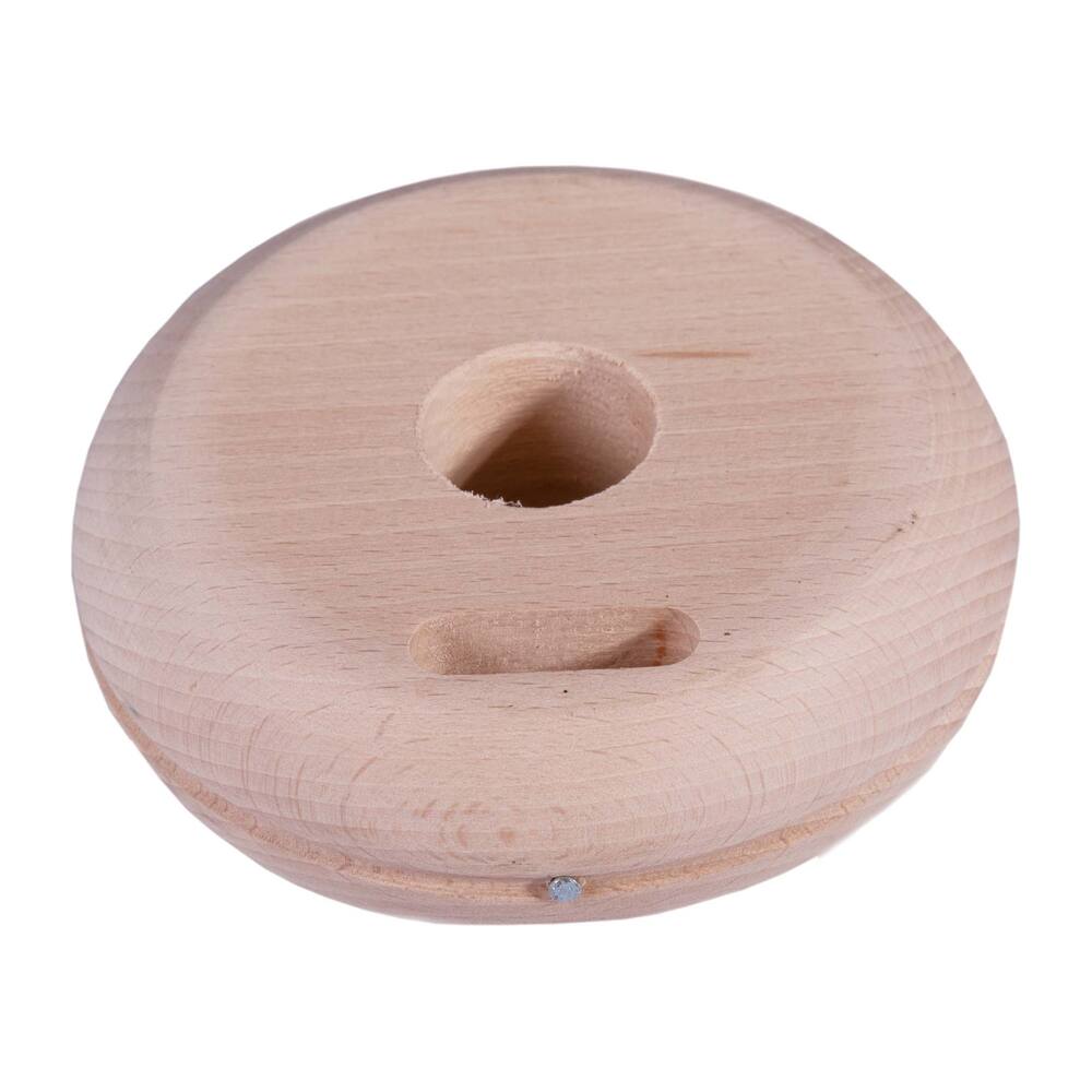 MASTKNOP HOUT PLAT   75MM - 3"