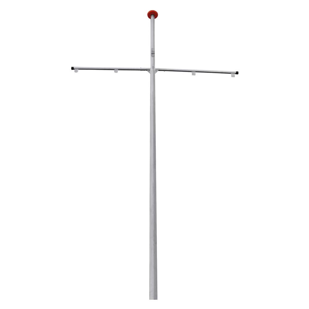 +CONISCHE ALUMINIUM LANTAARNMAST 6M