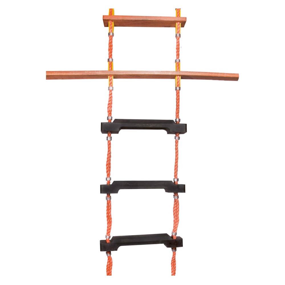 LOODSLADDER  9 PLATTE TREDEN EN SPREILAT, ONDERSTE TREDEN VAN RUBBER  3M
