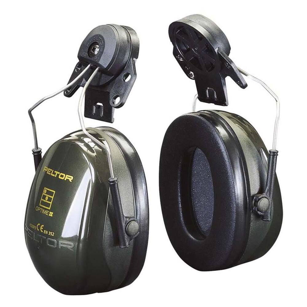 GEHOORBESCHERMER PELTOR OPTIME2 HELMBEVESTIGING GROEN (SNR 30 dB)