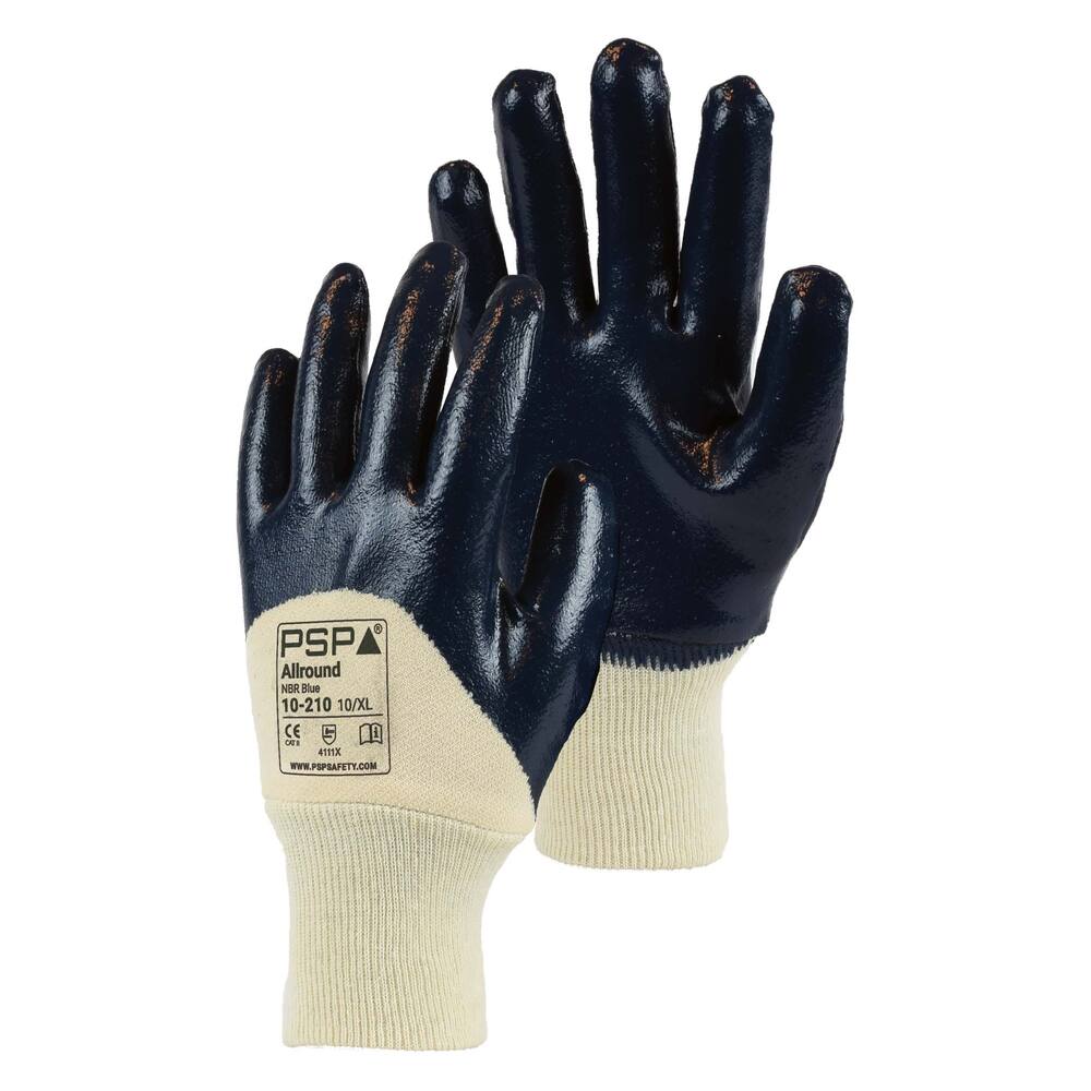 HANDSCHOEN PSP 10-210 ALLROUND NBR BLUE, KW/O, MT 09/L