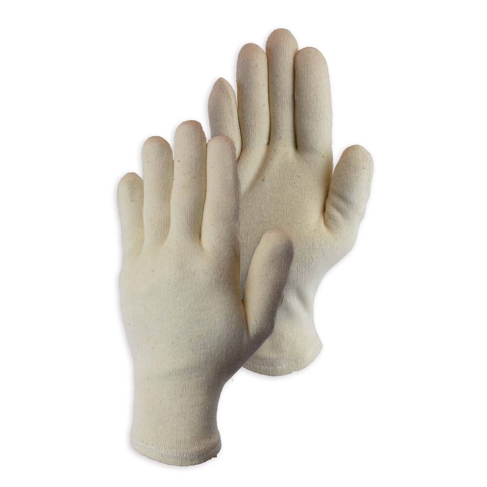 HANDSCHOEN PSP 20-200 COTTON INTERLOCK ECRU 210 GR 12ST, HEREN