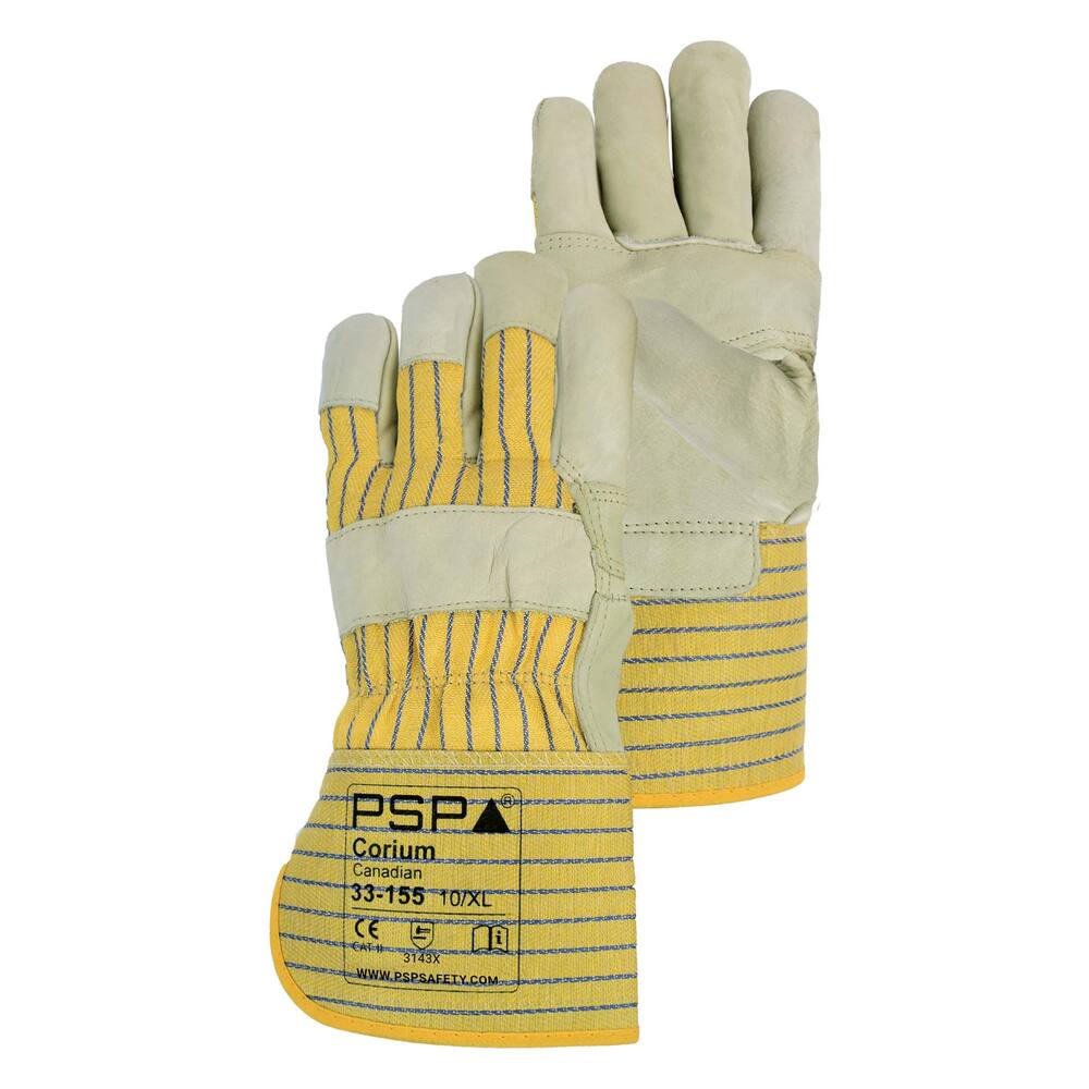 HANDSCHOEN PSP 33-155 AMERIKAANTJE, NERFLEER PP, VOERING FLANEL, MT 10/XL