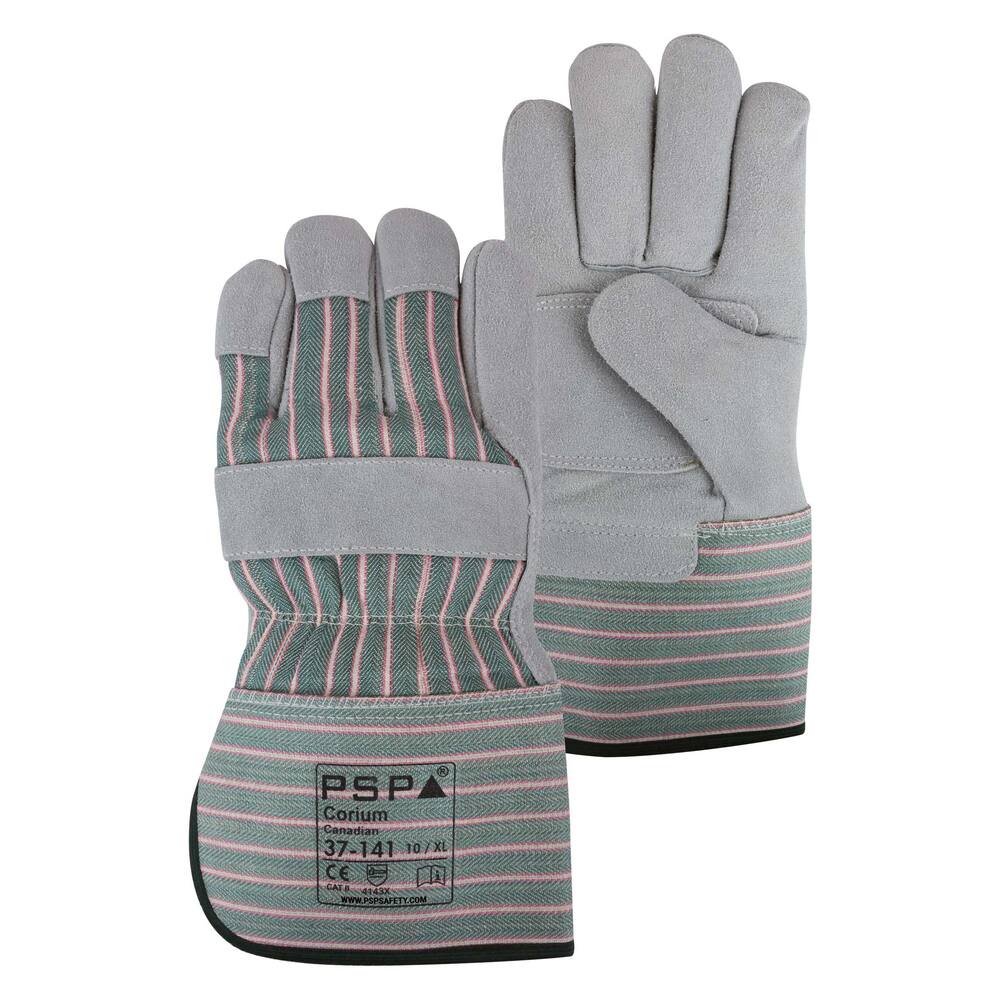 HANDSCHOEN PSP 37-141 CORIUM CANADIAN SPLIT GREEN PALMVERSTERKING, MT 10/XL