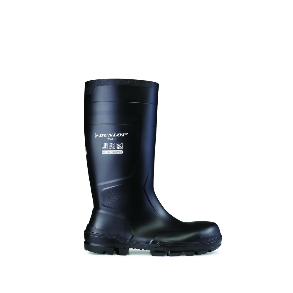 DUNLOP (NB2HD01) WORK-IT S5 PVC KNIELAARS ZWART 43