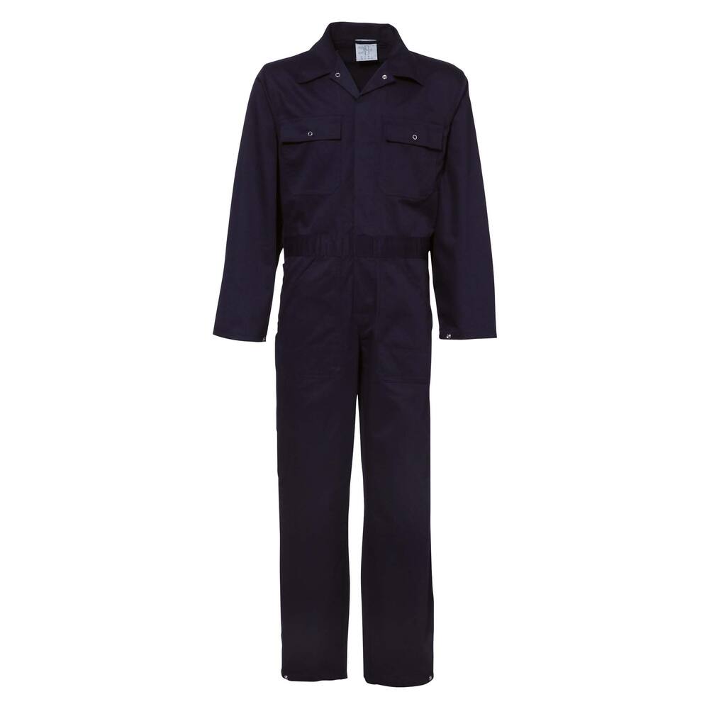 OVERALL MET KNOPEN, DONKERBLAUW  44