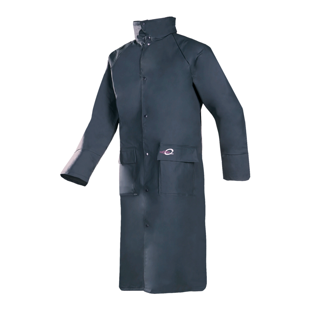 REGENMANTEL GASCOGNE STRETCH MARINEBLAUW - S