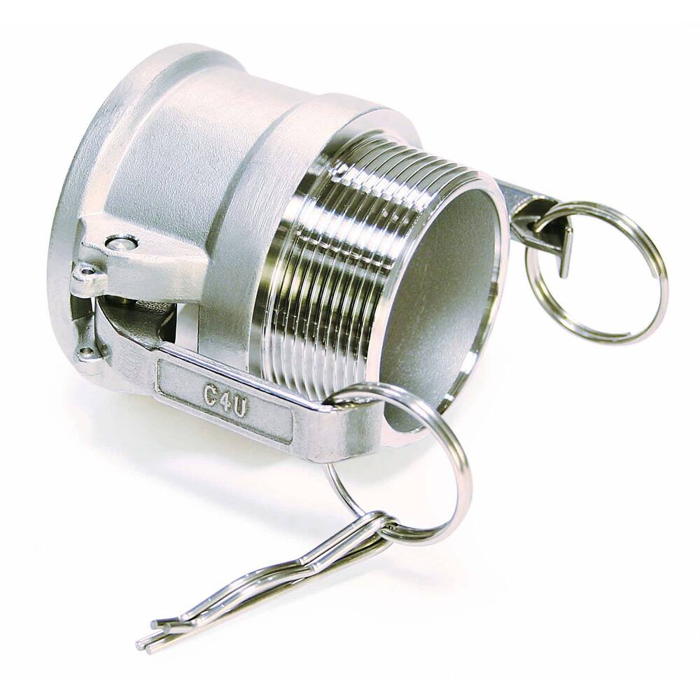 KAMLOK VROUWELIJK DEEL B, RVS, 1/2" BUITENDRAAD