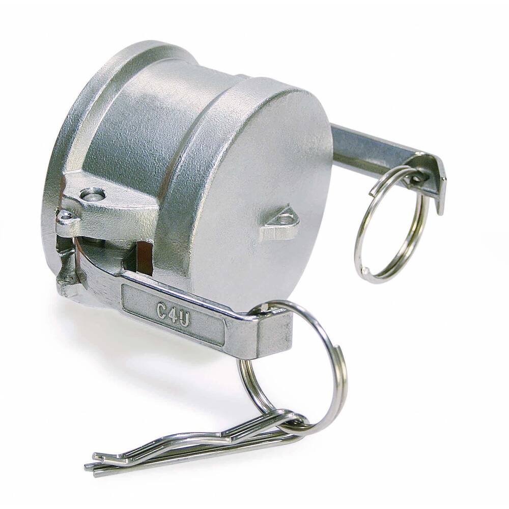 KAMLOK VROUWELIJK DEEL DC, RVS, 1/2" AFSLUITKAP