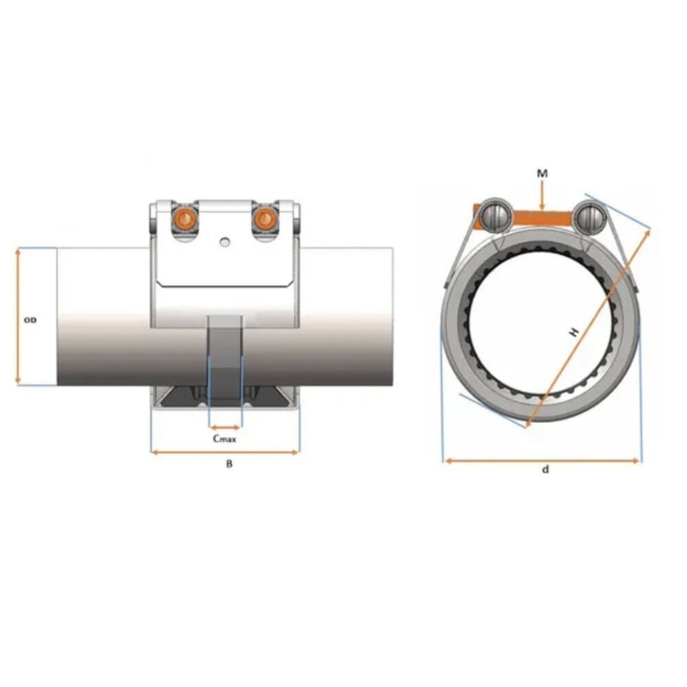 UNI-GRIP S-KOPPELING PN16 21,6MM BEREIK 21,0 - 24,0MM NBR