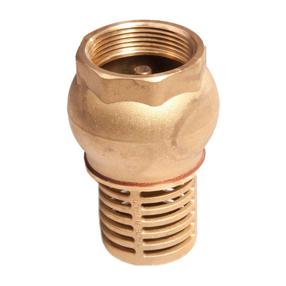 MESSING VOETKLEP ZONDER VEER 1/2"  BINNENDRAAD