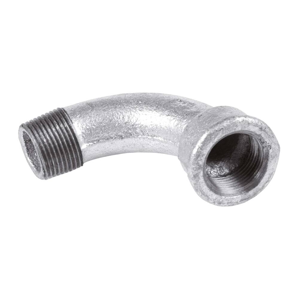 LANGE BOCHT  90°, 1/4" BINNENDRAAD-BUITENDRAAD