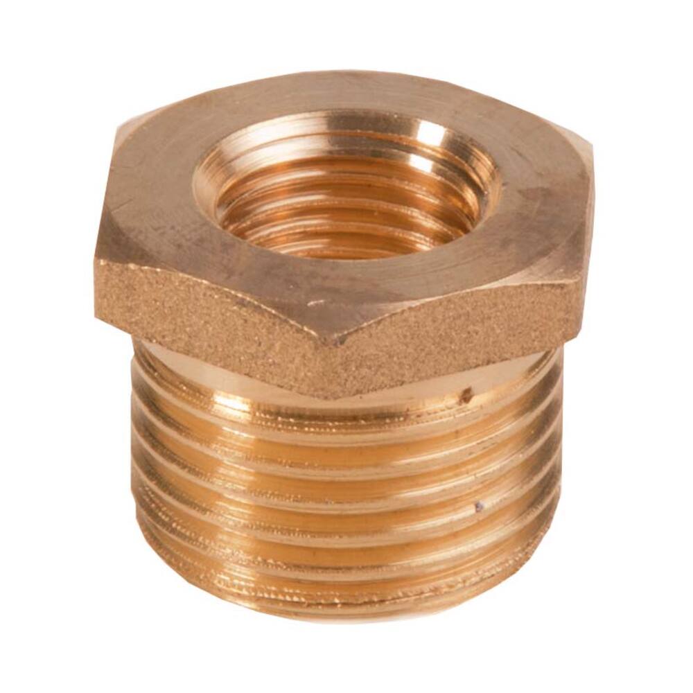 MESSING VERLOOPRING, BUITENDRAAD 1/4" - BINNENDRAAD 1/8"