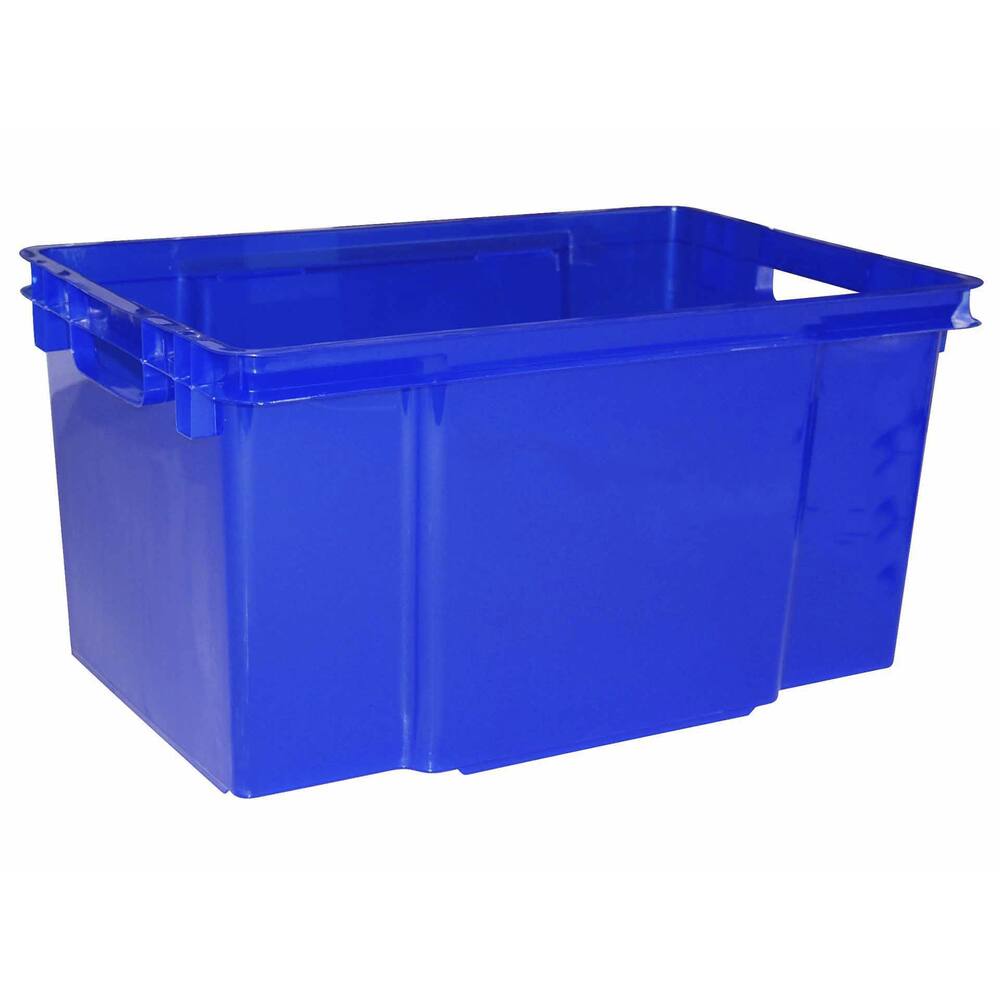KIST BLAUW BASIC OPBERGKIST 60X40X30CM