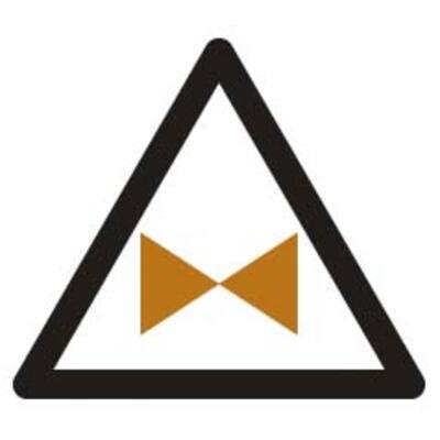 STICKER, NOODAFSLUITER