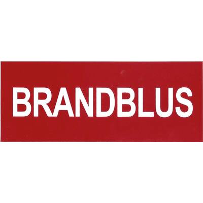 STICKER, BRANDBLUS