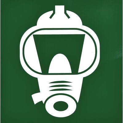 STICKER, VLUCHTMASKER