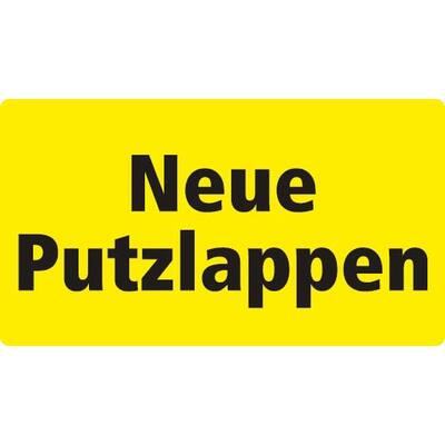 STICKER, NEUE PUTZLAPPEN