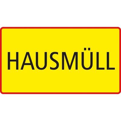 STICKER, HAUSMÜLL